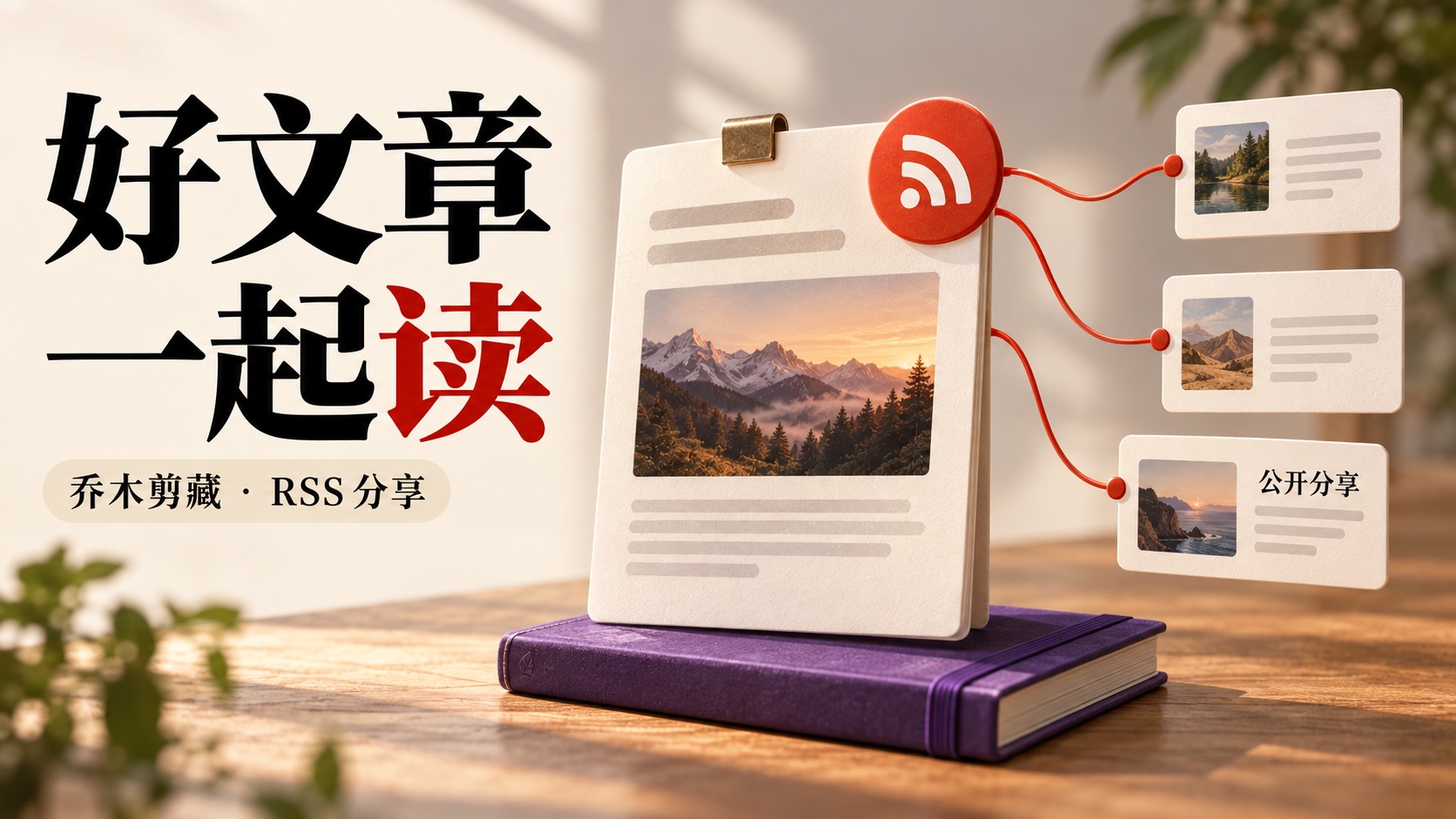 RSS 分享：好文章，一起读